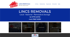 Desktop Screenshot of lincsremovals.co.uk